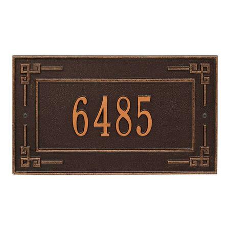 SPECIAL LITE PRODUCTS Classic Address Plaque, Oil Rubbed Bronze SAP-4180-ORB